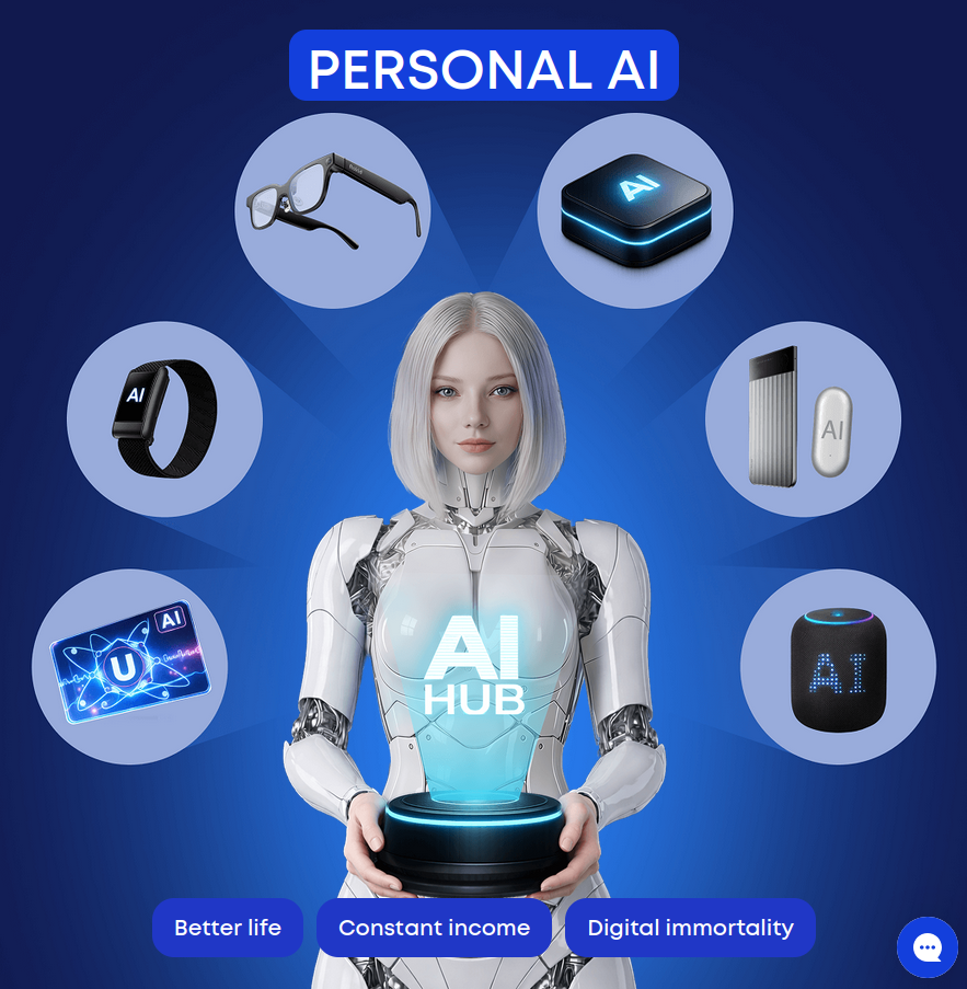 DigiU Personal AI — Better life, Constant income, Digital immortality